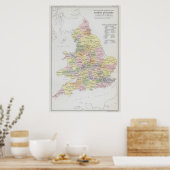 Parlamentarische Vertretung | England & Wales Poster (Küche)