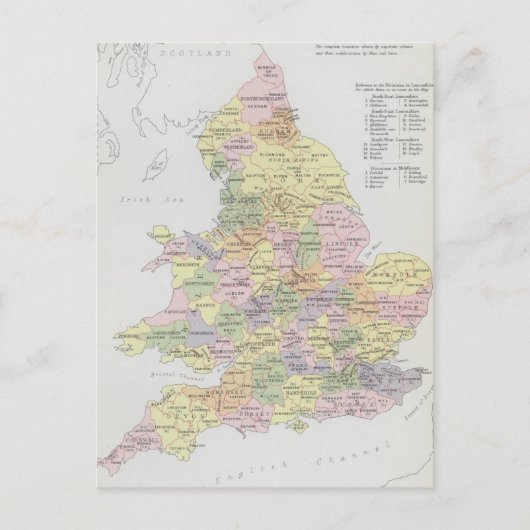Parlamentarische Vertretung | England & Wales Postkarte (Vorderseite)