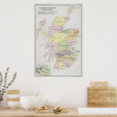 Parlamentarische Vertretung | Schottland Poster (Küche)