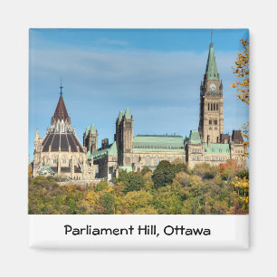 Parlaments-Hügel im Herbst, Ottawa Magnet