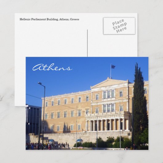 Parlamentsatheter Postkarte (Vorne/Hinten)