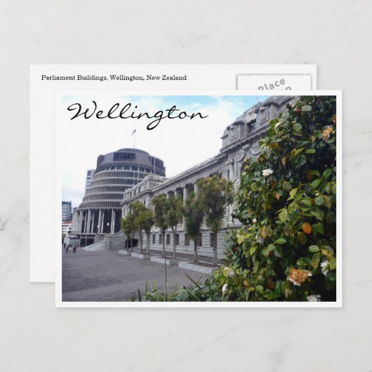 Parlamentsbaum Postkarte (Vorne/Hinten)