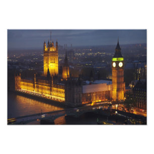 Parlamentsgebäude, Big Ben, Westminster Fotodruck