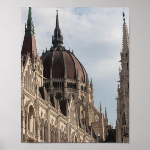 Parlamentsgebäude in Budapest Poster