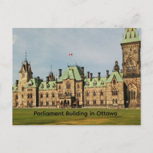 Parlamentsgebäude in Ottawa Feiertagspostkarte