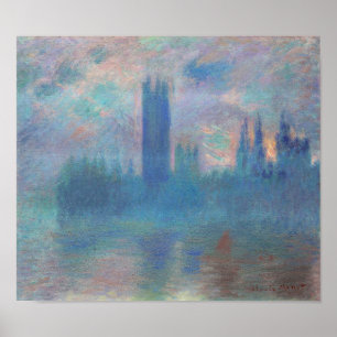 Parlamentsgebäude (London), Monet Poster