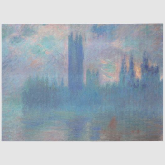 Parlamentsgebäude (London), Monet Seidenpapier (Vorderseite)