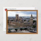 Parlamentsgebäude Postkarte (Vorne/Hinten)