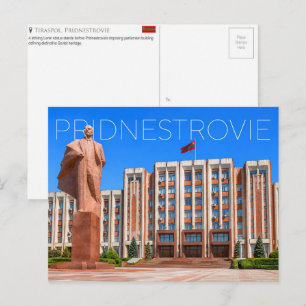 Parlamentsgebäude, Tiraspol, Pridnestrovie Reise Postkarte