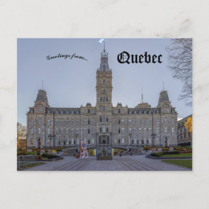 Parlamentsgebäude von Quebec in Quebec Kanada Postkarte