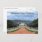 Parlamentsgrüße Postkarte (Vorne/Hinten)