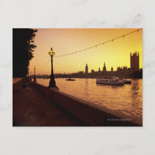 Parlamentshäuser bei Sunset Postkarte