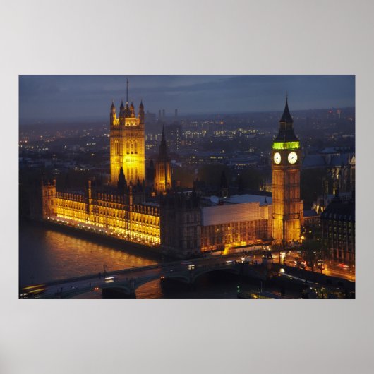 Parlamentshäuser, Big Ben, Westminster Poster (Vorne)