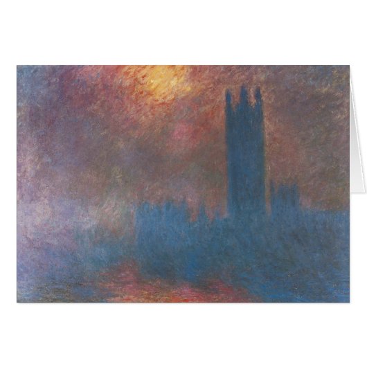 Parlamentshäuser, London von Claude Monet (Vorderseite (Horizontal))