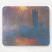 Parlamentshäuser, London von Claude Monet Mousepad (Vorne)