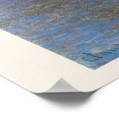 Parlamentshäuser, London von Claude Monet Poster (Ecke)