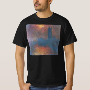 Parlamentshäuser, London von Claude Monet T-Shirt