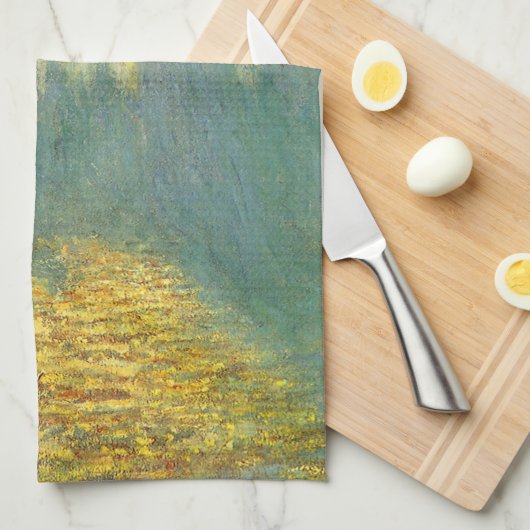 Parlamentshäuser, Stormy Sky von Claude Monet Geschirrtuch (Viertel Falte)