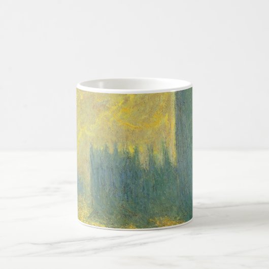 Parlamentshäuser, Stormy Sky von Claude Monet Kaffeetasse (Mittel)