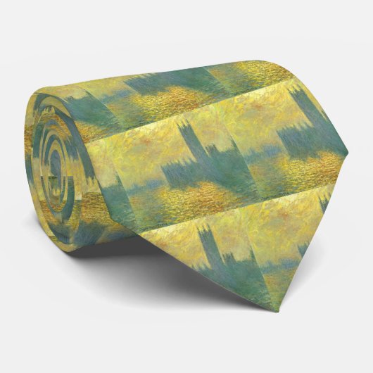 Parlamentshäuser, Stormy Sky von Claude Monet Krawatte (Gerollt)