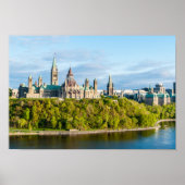 Parlamentshügel in Ottawa Poster (Vorne)