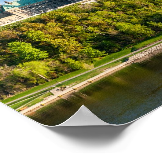 Parlamentshügel in Ottawa Poster (Ecke)