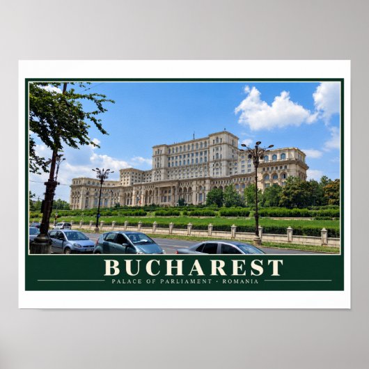 Parlamentspalast Bukarest Poster (Vorne)
