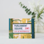 Parlamentsplatz - Westminster - London - Postkarte (Stehend Vorderseite)