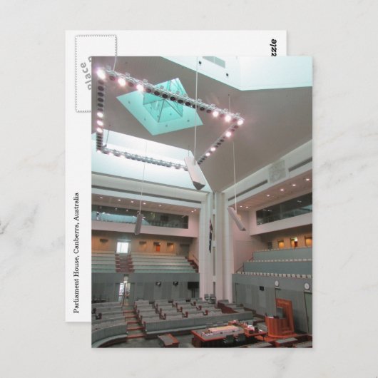 Parlamentspräsident Postkarte (Vorne/Hinten)