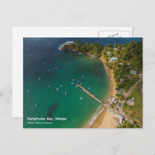 Parlatuvier Bay - Travel Tobago W.I. Postkarte (Vorne/Hinten)