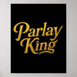 Parlay King Sport Fußball Wetten Glücksspiel Liebh Poster