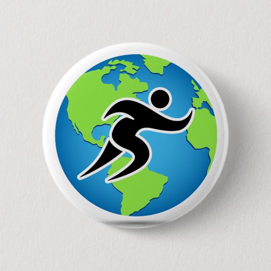 Parleremo Language Marathon Runner Button (Vorderseite)