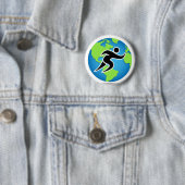 Parleremo Language Marathon Runner Button (Beispiel)