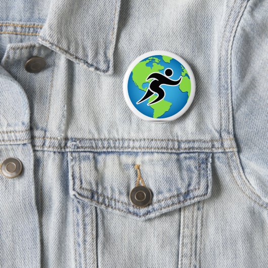 Parleremo Language Marathon Runner Button (Beispiel)