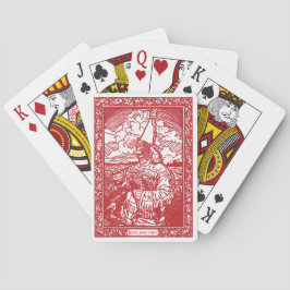 Parlez beim Bourrée Kartenspielen Spielkarten