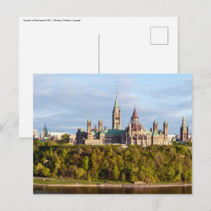 Parliament Hill in Ottawa - Ontario, Kanada Postkarte