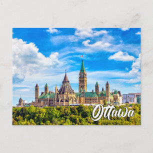 Parliament Hill, Ottawa, Ontario, Kanada Postkarte
