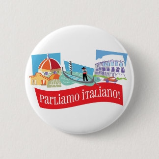 Parliamo Italiano Knopf Button