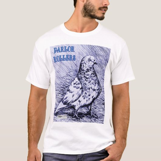 Parlor Roller Pigeon T-Shirt (Vorderseite)