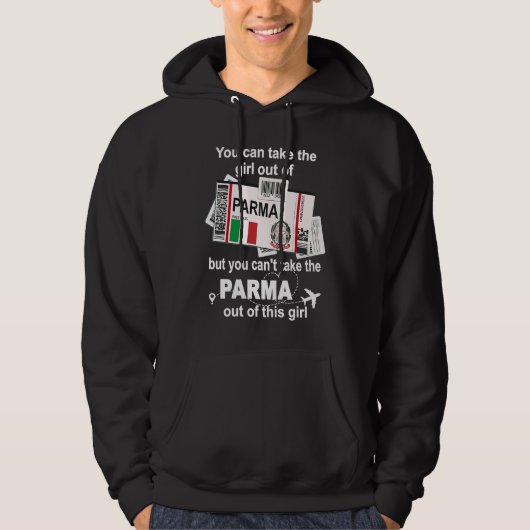 Parma Boarding Pass Parma Mädchen Parma Hoodie (Vorderseite)