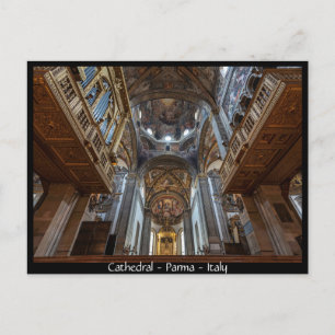 Parma Cathedral, Catedral de Parma, Italien Postka Postkarte