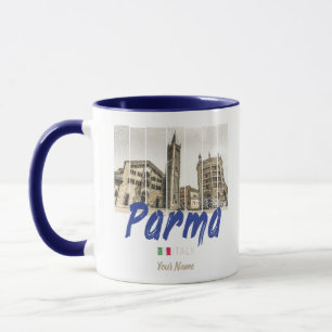Parma Emilia-Romagna Italien Vintage-Souvenir Tasse