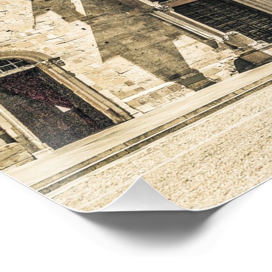 Parma Emilia Romagna Piazza Del Duomo Italien Poster (Ecke)