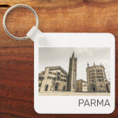 Parma Emilia Romagna Piazza Del Duomo Italien Schlüsselanhänger (Vorderseite)