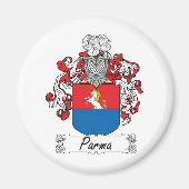 Parma-Familienwappen Magnet (Vorne)