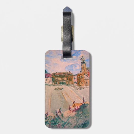 Parma Italien Gepäckanhänger (Rückseite vertikal)