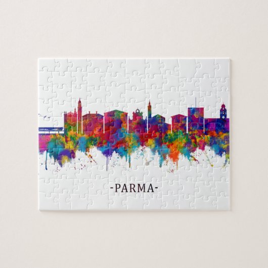 Parma Italien Skyline Puzzle (Horizontal)