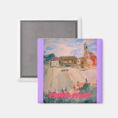 Parma italy Art Magnet (Vorderseite/Rückseite)
