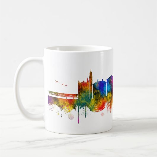 Parma Italy Skyline Kaffeetasse (Links)