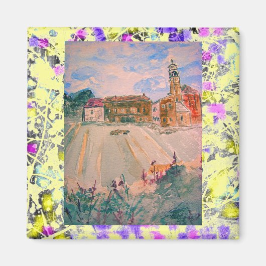 parma italy Tropfen Magnet (Vorne)